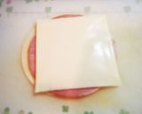 餃子の皮で作るハムチーズ中華パンケーキ♡作り方3写真