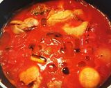 チキンとゴロゴロ野菜のトマト煮込みスープ作り方5写真