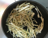 塩酒粕でうまうま♪ウドの皮のきんぴら作り方4写真