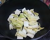 白菜と豚肉のチーズ炒め作り方2写真