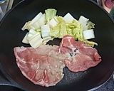 白菜と豚肉のチーズ炒め作り方3写真