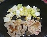 白菜と豚肉のチーズ炒め作り方4写真