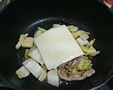 白菜と豚肉のチーズ炒め作り方5写真