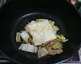 白菜と豚肉のチーズ炒め作り方6写真