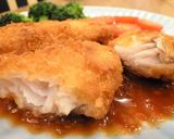 冷凍白身魚フライに♫簡単トマトソース作り方5写真