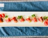 生ハムアボカドチーズの鉄板トリオロール作り方6写真