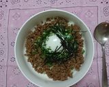 簡単❗ミンチ焼き肉どんぶり作り方4写真