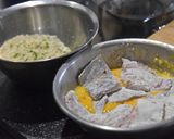 アジの大葉&チーズ衣フライ作り方2写真