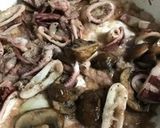 烏賊とマッシュルームのパスタ作り方5写真