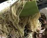 烏賊とマッシュルームのパスタ作り方7写真