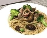 烏賊とマッシュルームのパスタ作り方8写真