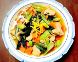 栄養満点！簡単！豚肉と野菜の柚子あんかけ作り方8写真