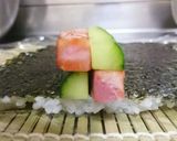 伊達巻 巻き寿司ケーキ＊お祝いに作り方11写真