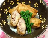 油揚げのチーズ入り肉詰め作り方6写真