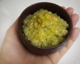 ふきでふき味噌、にんにく蕗味噌作り方5写真