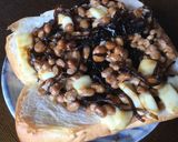 納豆としいたけ昆布のチーズトースト作り方4写真