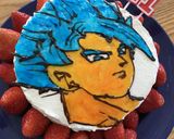 ドラゴンボールキャラケーキ作り方4写真
