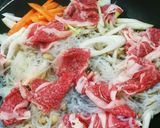 カキ醤油の自家製割下で簡単牛丼作り方2写真