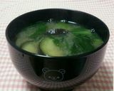 大根葉の味噌汁✿作り方1写真