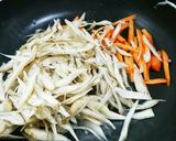 カキ醤油の自家製割下で簡単きんぴらごぼう作り方1写真