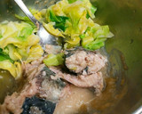 さばの水煮缶とキャベツのミソマヨ和え作り方2写真