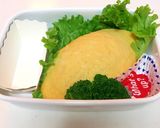 オムライス　猫ちゃん弁当 簡単 可愛い作り方2写真