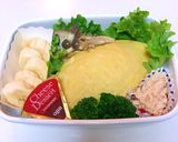 オムライス　猫ちゃん弁当 簡単 可愛い作り方3写真