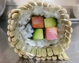 伊達巻 巻き寿司ケーキ＊お祝いに作り方12写真