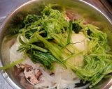 簡単美味！京みぶ菜と豚肉の温しゃぶサラダ作り方4写真