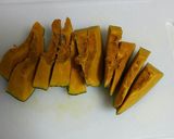 かぼちゃと金柑のチーズ焼き作り方1写真