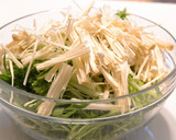 水菜とえのきのごまマヨサラダ【作り置き】作り方1写真