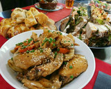 簡単！激うま❗手羽先とじゃが芋のうま煮作り方5写真