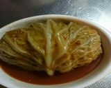 袋で作る鳥むね肉のロールキャベツ作り方6写真