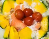 βカロチン鍋☆カボチャ＆ニンジンの野菜鍋作り方3写真