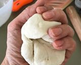 クリームチーズ入り葱花餅作り方2写真