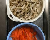 ごぼうと人参 保存 （冷凍）作り方1写真