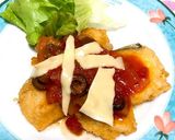 タラのフリッター☆トマトチーズを乗せて作り方3写真