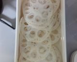 ☆蓮根のはさみ焼き(ミルフィーユ風)☆作り方1写真