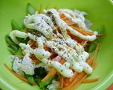 簡単！アスパラ蒸し鶏のサラダ作り方4写真