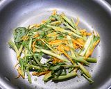 簡単！牛肉とクレソンのカレー醤油炒め作り方4写真