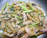 簡単！牛肉とクレソンのカレー醤油炒め作り方5写真