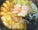 とろみが旨い関西だしのあんかけうどん風鍋作り方4写真