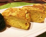 ブロッコリー茎入り＊ふわふわ卵焼き作り方7写真