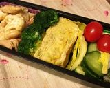 ブロッコリー茎入り＊ふわふわ卵焼き作り方8写真
