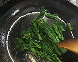 菜の花ジェノベーゼのパスタ作り方2写真