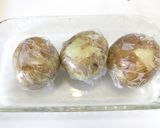 レンジde新じゃがのコンガリチーズ焼き＊作り方1写真