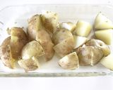 レンジde新じゃがのコンガリチーズ焼き＊作り方3写真