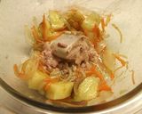 レンジで♪新じゃがと鯖缶のグリーンカレー作り方7写真