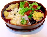 唐揚げ甘酢あん ハム巻き 紅茶ラベル弁当作り方3写真