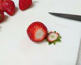 簡単！いちごの飾り切り作り方1写真